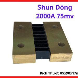 Shunt f2 2000a chính hãng thiết kế khối đồng bắt vít chắc chắn, shun dòng f2 2000a 75mv kết nối cáp dòng hàn tải nặng, cục shunt đo dòng máy hàn hạn chế phóng điện, linh kiện bo mạch máy hàn mig nbc công nghiệp, linh kiện máy hàn.