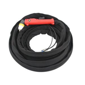 Súng cắt P80 10m phổ thông tay cong Jasic P50B-032862, súng cắt plasma Jasic P80 dây 10 mét, mỏ cắt plasma tay cong, phụ kiện máy cắt plasma Jasic, dùng thay thế súng cắt P80
