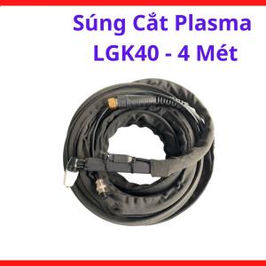 Súng Cắt Plasma 40A LGK40 4 Mét, Phụ Kiện Máy Cắt Plasma Cho Máy CUT40 CT416, Dây Mềm Chống Rối, Khả Năng Cắt Ổn Định, Phù Hợp Thợ Hàn Cơ Khí Dân Dụng, Gia Công Kim Loại, Xưởng Sản Xuất Và Sửa Chữa Công Nghiệp, Kho Linh Kiện Máy Hàn.