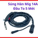 Súng Hàn MIG 14AK Đầu To 5 Mét, Phụ Kiện Hàn MIG CO2 Công Suất Nhỏ Và Trung Bình, Hỗ Trợ Dẫn Điện Và Cấp Dây Ổn Định Trong Gia Công Cơ Khí Hằng Ngày