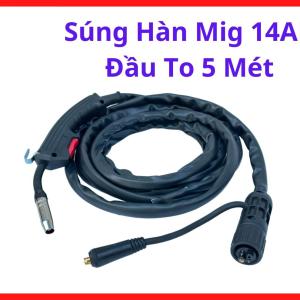 Súng Hàn MIG 14AK Đầu To 5 Mét, Phụ Kiện Hàn MIG CO2 Công Suất Nhỏ Và Trung Bình, Hỗ Trợ Dẫn Điện Và Cấp Dây Ổn Định Trong Gia Công Cơ Khí Hằng Ngày