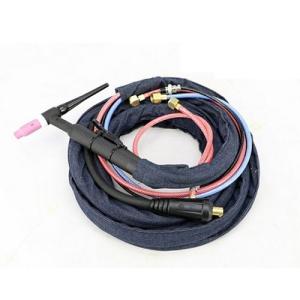 Súng hàn TIG WP18 gắn chuôi đực theo máy làm mát nước 250A 350A, torch hàn argon chuyên dụng cho máy TIG inverter có cổng nước, hỗ trợ hàn inox nhôm thép dày, thiết kế lắp trực tiếp không cần chuyển đổi