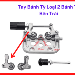 Tay Bánh Tỳ Loại 2 Bánh Tỳ Bên Trái, Phụ Kiện Máy Hàn MIG Dùng Cho Bộ Cấp Dây Hàn CO2 Và Đầu Đẩy Dây MIG