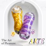 TENGA ARTE Weave Drape cốc thủ dâm nam tái sử dụng với chất liệu Elastomer mềm đàn hồi, thiết kế nghệ thuật Nhật Bản, cấu trúc bên trong tạo kết cấu tiếp xúc khác biệt, có thể vệ sinh và bảo quản sau mỗi lần dùng