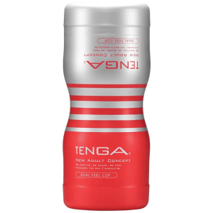 Tenga Double Hole cốc thủ dâm nam 2 đầu, thiết kế hai lỗ kích thước khác nhau gồm một đầu hẹp và một đầu rộng, chất liệu TPE theo thông số sản phẩm, kích thước 60 x 150 mm, không rung, dành cho nam giới trưởng thành