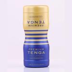 Cốc thủ dâm TENGA Premium Dual Sensation CUP chính hãng Nhật Bản, thiết kế hai vùng cảm giác đối lập, một phía ôm sát mạnh hơn, một phía mềm mại hơn, tích hợp gel bôi trơn, không rung, không cần pin