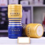 Cốc thủ dâm TENGA Premium Dual Sensation CUP chính hãng Nhật Bản, thiết kế hai vùng cảm giác đối lập, một phía ôm sát mạnh hơn, một phía mềm mại hơn, tích hợp gel bôi trơn, không rung, không cần pin