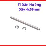 Ti Dẫn Hướng Dây 4x59mm, Phụ Kiện Máy Hàn MIG Chuyên Dụng, Ty Dẫn Hướng Dây Hàn CO2 Hỗ Trợ Chạy Dây Êm, Giảm Ma Sát Dây Hàn Và Tăng Độ Ổn Định Hồ Quang Khi Hàn Thép Mỏng Và Inox
