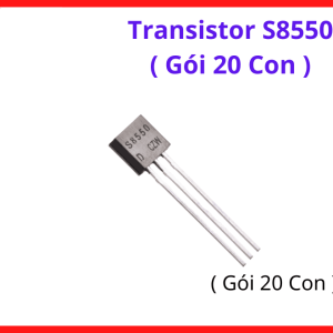 Transistor S8550 Gói 20 Cái, PNP Silicon Transistor Dòng Cao, Chuyên Dùng Cho Mạch Audio, Mạch Điều Khiển Relay Và Thiết Bị Điện Tử Gia Dụng