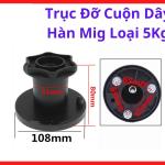 Trục Đỡ Cuộn Dây Hàn MIG 5Kg, Bộ Giữ Cuộn Dây Hàn CO2 Cho Máy Hàn MIG Mini, Linh Kiện Máy Hàn Giúp Cuộn Dây Ra Đều, Hạn Chế Kẹt Dây Và Tăng Độ Ổn Định Khi Hàn Sắt Inox Và Gia Công Cơ Khí Dân Dụng