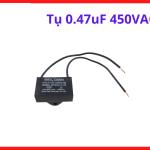 Tụ Quạt 0.47uF 450VAC Chịu Áp Cao, Tụ CBB Film Dùng Cho Động Cơ AC, Quạt Trần, Quạt Hộp, Máy Bơm Gia Đình, Linh Kiện Điện Thay Thế Tiện Lợi, Dễ Lắp Đặt Và Hoạt Động Bền Bỉ, linh kiện máy hàn.