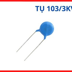 Tụ gốm 103 3KV 0.01uF cao áp, tụ ceramic disc capacitor dùng bảo vệ MOSFET và IGBT trong hệ thống điện công nghiệp, linh kiện máy hàn.
