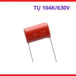 Tụ Điện Film 104K630V 100nF 630V, Linh Kiện Cho Máy Hàn, Bộ Nguồn Switching, Inverter, UPS, Mạch Điều Khiển Công Nghiệp, Tụ Polyester Radial Lead, Độ Ổn Định Cao, linh kiện máy hàn.