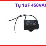 Tụ Quạt 1uF 450VAC, Tụ CBB61 Chống Nhiễu, Hỗ Trợ Khởi Động Êm, Giúp Động Cơ Quay Ổn Định, Linh Kiện Thay Thế Cho Quạt Trần, Quạt Hộp, Quạt Công Nghiệp Và Các Thiết Bị Động Cơ Một Pha, linh kiện máy hàn.