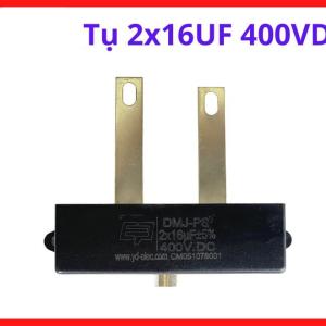 Tụ Lọc Nguồn 2x16UF 400VDC, Linh Kiện Máy Hàn Inverter, Bộ Nguồn Công Suất, Thiết Bị Điện Tử Công Nghiệp, Capacitor Chịu Áp Cao, Hoạt Động Ổn Định, linh kiện máy hàn.