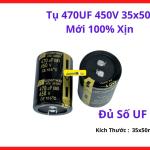 Tụ nguồn inverter 470UF 450V thân to dùng cho máy hàn MIG TIG và hệ thống điện công nghiệp, linh kiện máy hàn.
