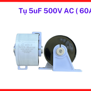 Tụ Điện Cao Áp 5uF 500V AC 60A, Tụ Máy Hàn Chịu Dòng Lớn, Linh Kiện Công Suất Bền Bỉ, Dùng Cho Máy Hàn Inverter, Plasma Và Mạch AC, linh kiện máy hàn.