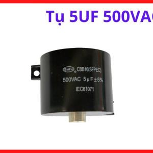 Tụ 5uF 500VAC Polypropylene Capacitor, linh kiện thay thế cho động cơ quạt, máy bơm và máy nén khí dân dụng, linh kiện máy hàn.