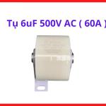 Tụ 6uF 500V AC 60A, Tụ Cộng Hưởng Cao Tần Máy Hàn Inverter, Tụ MKP Polypropylene Công Suất Cao, Tụ Máy Cắt Plasma CNC, Linh Kiện Điện Tử Công Nghiệp