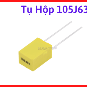Tụ điện 105J63 không phân cực dùng cho nguồn switching và mạch điều khiển công nghiệp điện áp thấp, linh kiện máy hàn.