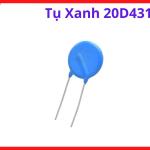 MOV 20D431K Varistor 430V 20mm, Điện Trở Chống Sét, Linh Kiện Bảo Vệ Quá Áp Cho Máy Hàn Inverter, Bộ Nguồn Switching, UPS, Biến Tần, Thiết Bị Điện Tử Công Nghiệp, PCB Through Hole