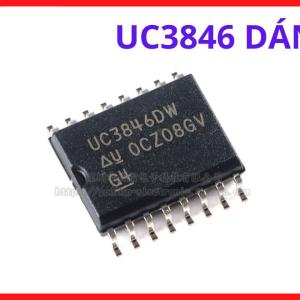 IC UC3846 dán chân rết mười sáu chân ôm khít chip xử lý công suất lớn, vi mạch tích hợp quản lý năng lượng điều tiết dòng mồi ổn định d dứt khoát, linh kiện máy hàn điện tử inverter tốt mới, linh kiện máy hàn.