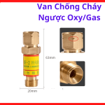 Van Chống Cháy Ngược Đồng Hồ Oxy Gas, Linh Kiện Máy Hàn Cắt Hơi Hỗ Trợ Tự Động Ngắt Khi Nhiệt Độ Cao Và Giảm Rủi Ro Cháy Lan Trong Quá Trình Gia Công Kim Loại, kho linh kiện máy hàn.