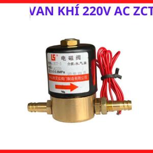 Van Khí 220VAC ZCT-5, Van Điện Từ Máy Hàn MIG CO2 Công Nghiệp, Solenoid Valve AC220V Điều Khiển Khí Argon CO2 Tự Động, Van Khí Thường Đóng, Linh Kiện Máy Hàn, Độ Kín Khí Cao, Dùng Cho Hệ Thống Hàn Công Nghiệp