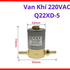 Van Khí Argon Q22XD-5 220VAC, Van Điện Từ Công Nghiệp, Điều Khiển Dòng Khí Chính Xác, Thân Đồng Bền Bỉ, Phù Hợp Máy Hàn MIG, Máy Hàn CO2 Và Thiết Bị Tự Động Hóa, linh kiện máy hàn.