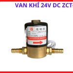 Van Khí ZCT-5 24VDC, Van Solenoid Khí Argon CO2, Điều Khiển Đóng Mở Nhanh, Thân Đồng Chống Ăn Mòn, Độ Kín Khí Tốt, Phụ Tùng Thay Thế Máy Hàn MIG CO2