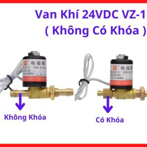 Van Điện Từ Khí Nén VZ-1.5 DC24V Có Khóa, Van Khí CO2 Argon Máy Hàn, Điều Khiển Khí Tự Động Kết Hợp Khóa Cơ, Hoạt Động Ổn Định, Thích Hợp Xưởng Cơ Khí Và Bảo Trì Máy Hàn, linh kiện máy hàn.