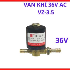 Van Khí VZ-3.5 36VAC, Van Solenoid Khí Argon CO2, Điều Khiển Đóng Mở Nhanh, Chống Rò Rỉ Khí, Thân Đồng Chịu Áp, Phụ Tùng Thay Thế Máy Hàn MIG CO2 Chuyên Dụng