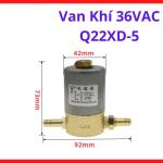 Van Điện Từ Khí Nén Q22XD-5 AC36V, Van Khí Công Nghiệp Ren 1/8 Inch, Điều Khiển Khí Chính Xác, Thích Hợp Máy Hàn CO2, Máy Hàn MIG Pana, Hệ Thống Khí Nén Tự Động Và Dây Chuyền Sản Xuất, linh kiện máy hàn.