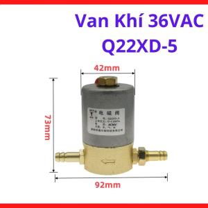 Van Điện Từ Khí Nén Q22XD-5 AC36V, Van Khí Công Nghiệp Ren 1/8 Inch, Điều Khiển Khí Chính Xác, Thích Hợp Máy Hàn CO2, Máy Hàn MIG Pana, Hệ Thống Khí Nén Tự Động Và Dây Chuyền Sản Xuất, linh kiện máy hàn.