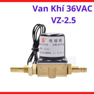 Van Điện Từ Khí Nén 36VAC VZ-2.5, Van Khí Máy Hàn Công Nghiệp, Điều Khiển Khí Argon CO2, Lắp Đặt Nhanh, Hoạt Động Ổn Định, Tuổi Thọ Đóng Ngắt Cao