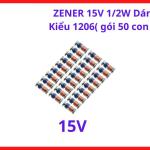 Gói 50 Con Zener 15V Dán SMT, Diode Bảo Vệ Điện Áp Cho Thiết Bị Công Nghiệp, Mạch Điều Khiển Và Thiết Bị Điện Tử Dân Dụng, linh kiện máy hàn.